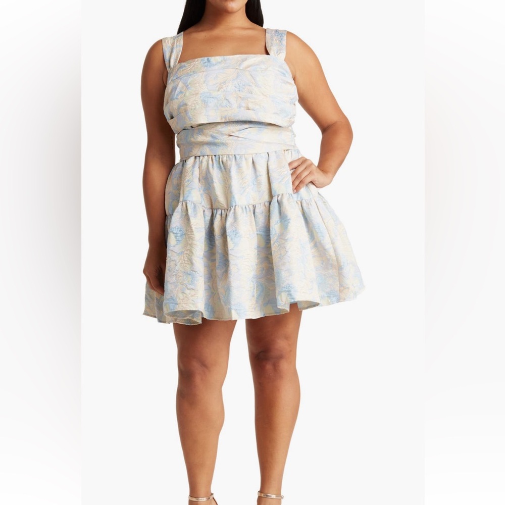 ASOS Luxe Design Curve Bow Corset Dress